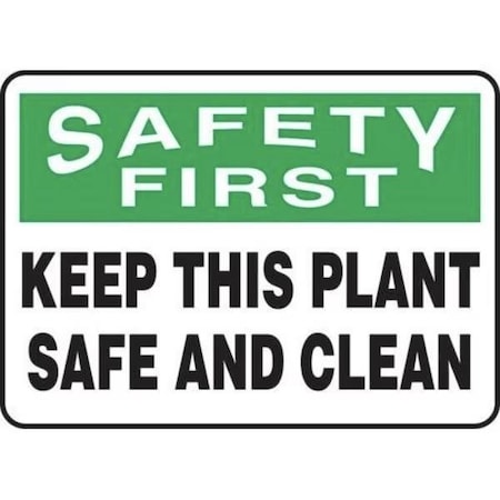 Accuform IMO CHARACTERS 6 X 3 DURA LUMIGLOW MLMR330GE MLMR330GE